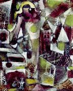 Paul Klee Sumpflegende, heute im Besitz des Lenbachhaus Munchen oil on canvas
